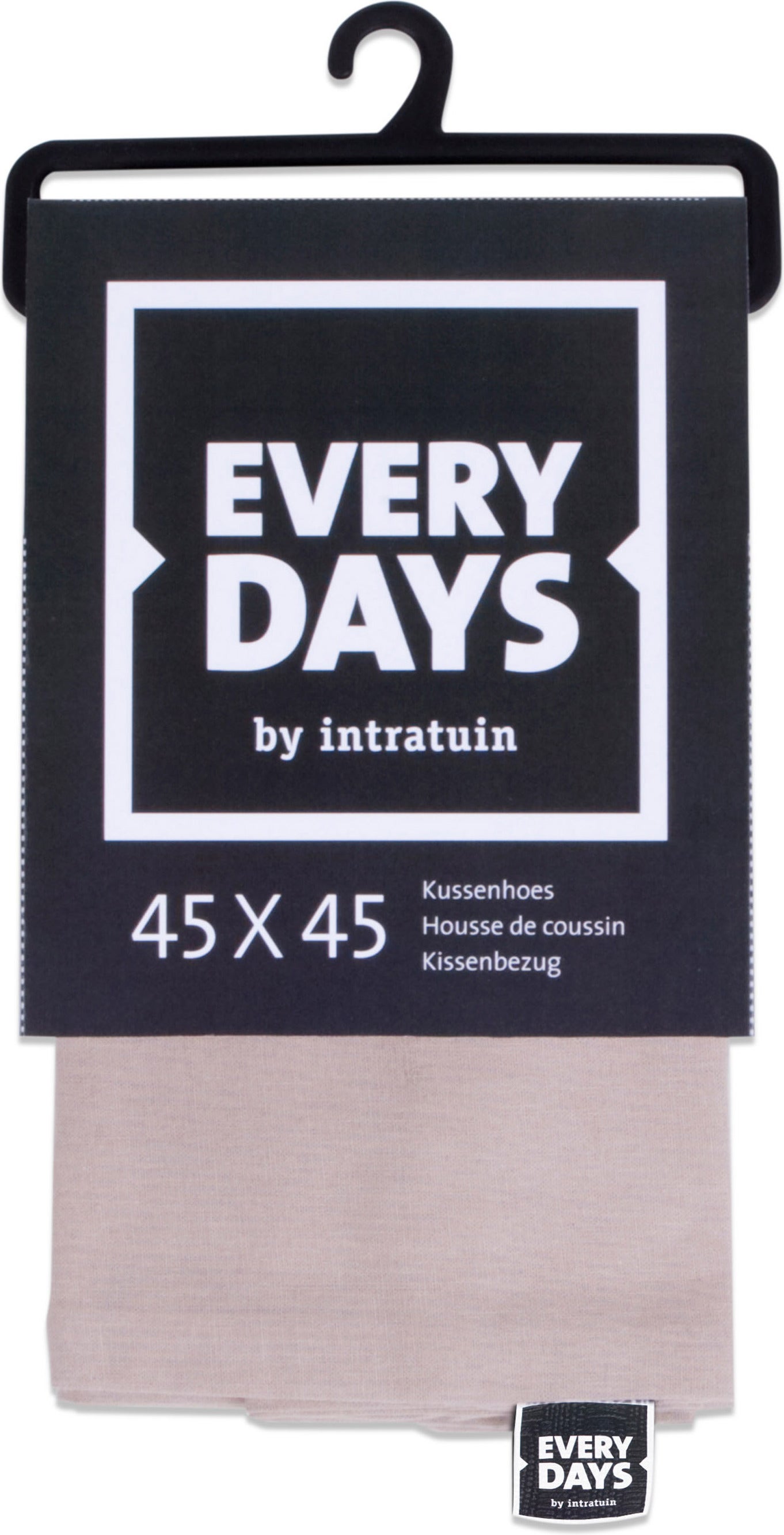 Everydays kussenhoes Katoen beige 45 x 45 cm