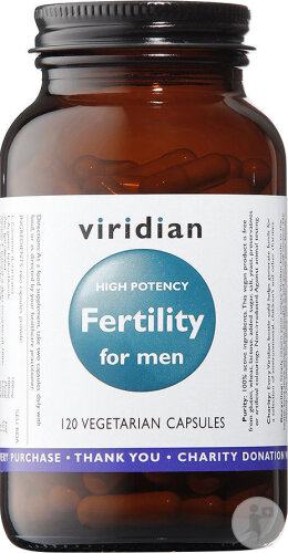 Viridian High Potency Fertility For Men 120 Gélules