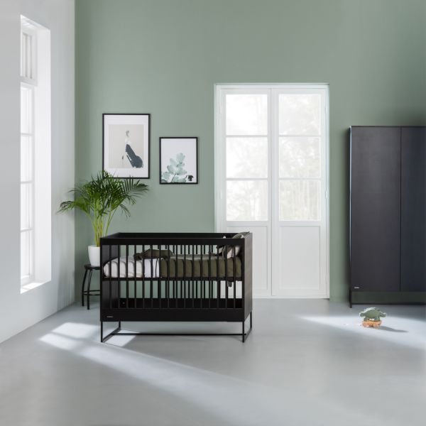 Kidsmill Modular 2 Babybed Mat Zwart - Zwart - 60 x 120 cm