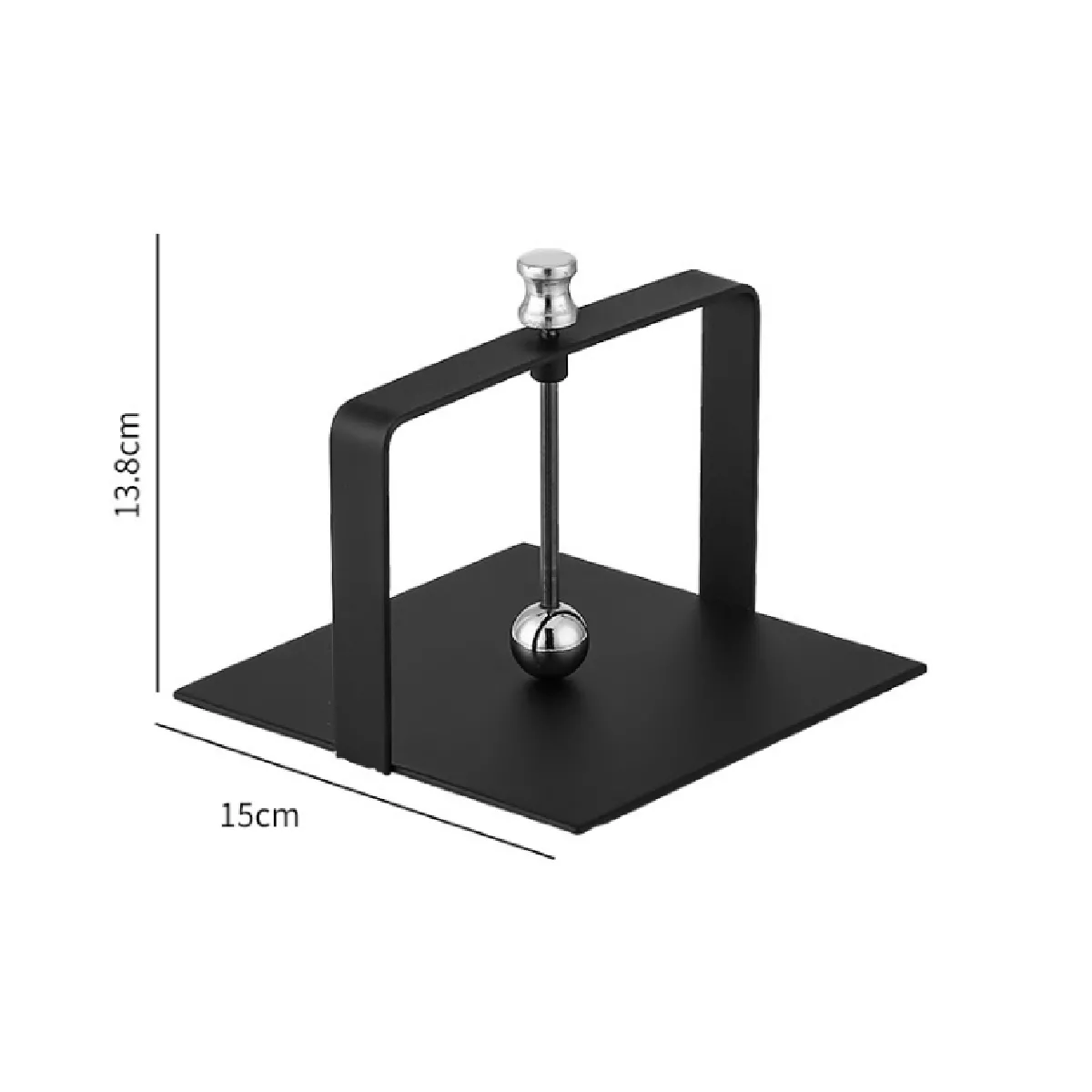Universal Porte-papier créatif simple - Noir