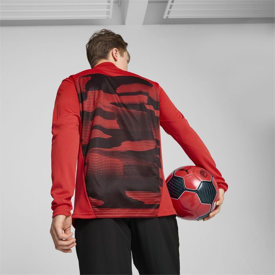 Puma Haut d'avant-match à 1/4 zip AC Milan Homme