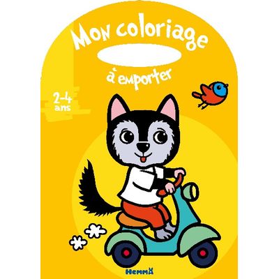 Mon coloriage à emporter (2-4 ans) : Loup