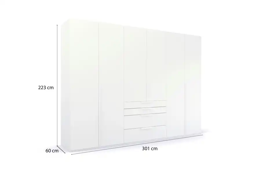 Drehtürenschrank 6 Stück 301 cm
