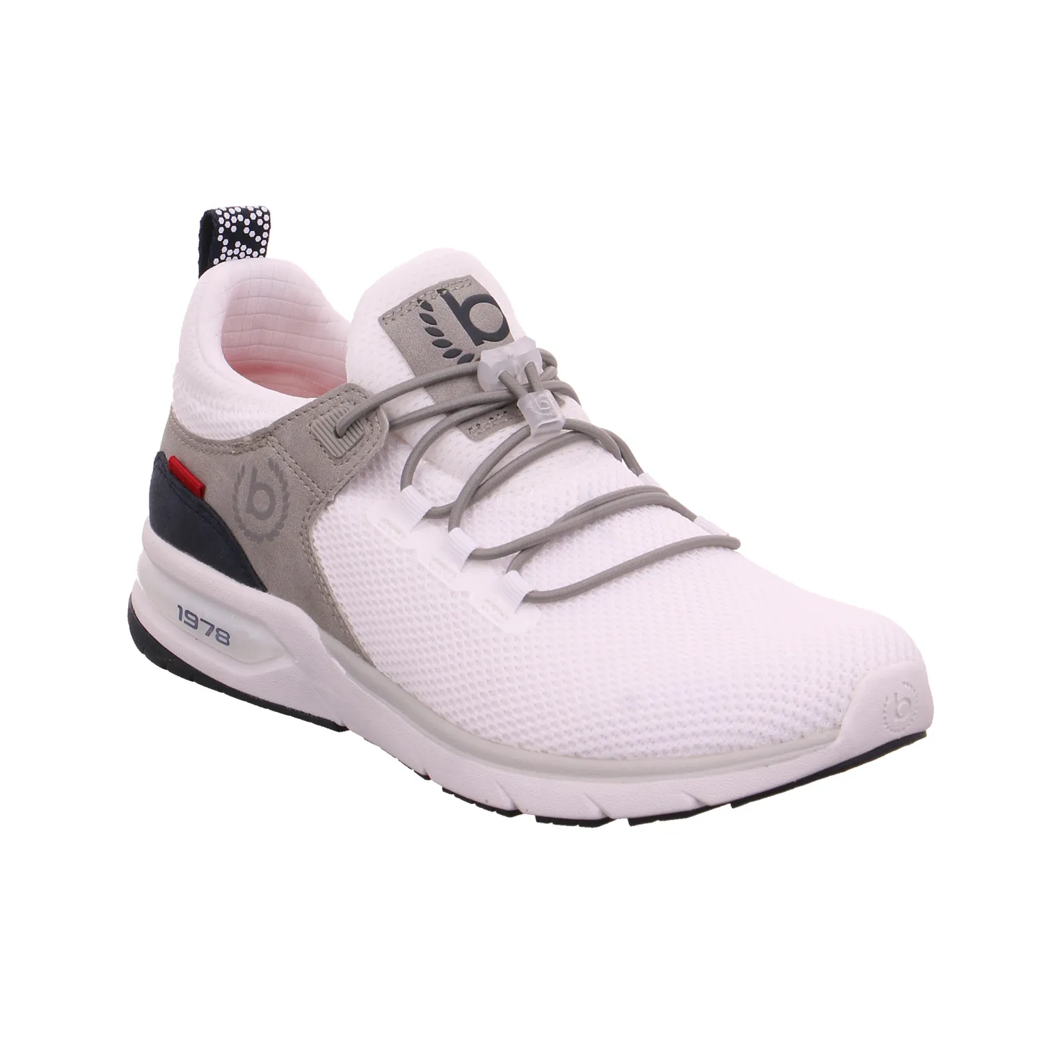 BUGATTI SHOES Halbschuhe Sneaker Stoff Weiss Textil