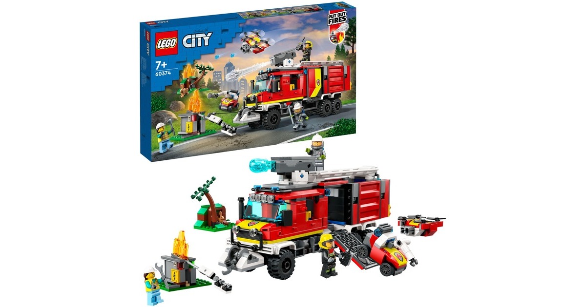 LEGOCity - Brandweerwagen Constructiespeelgoed  (60374)
