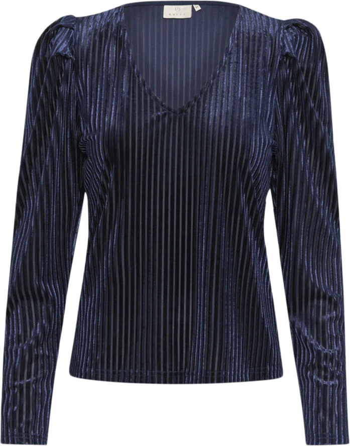 Kaffe KAcaca LS T-Shirt Midnight marine cc