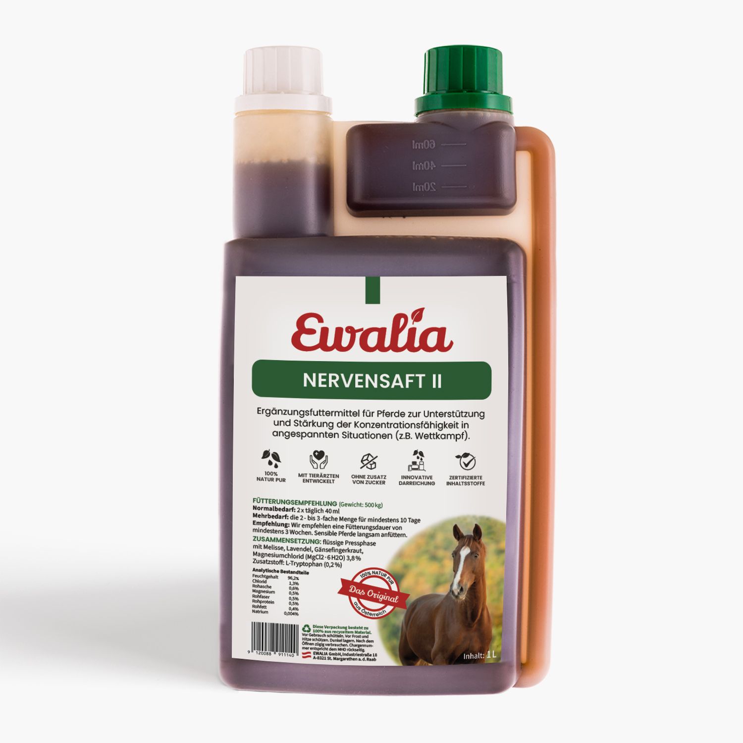 Ewalia Nervensaft 2 für Pferde