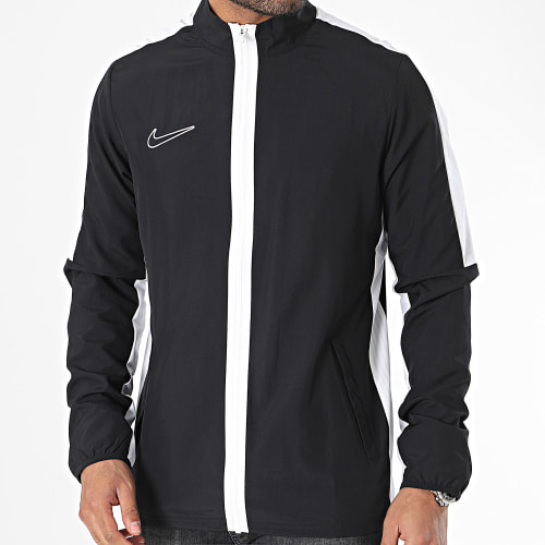 Veste Zippée A Bandes DR1710 Noir