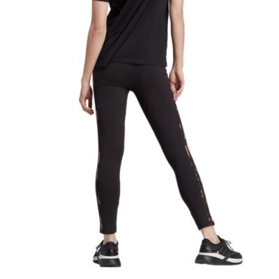 Adidas SportswearVibrant Print 3-Streifen Cotton Leggings - schwarz