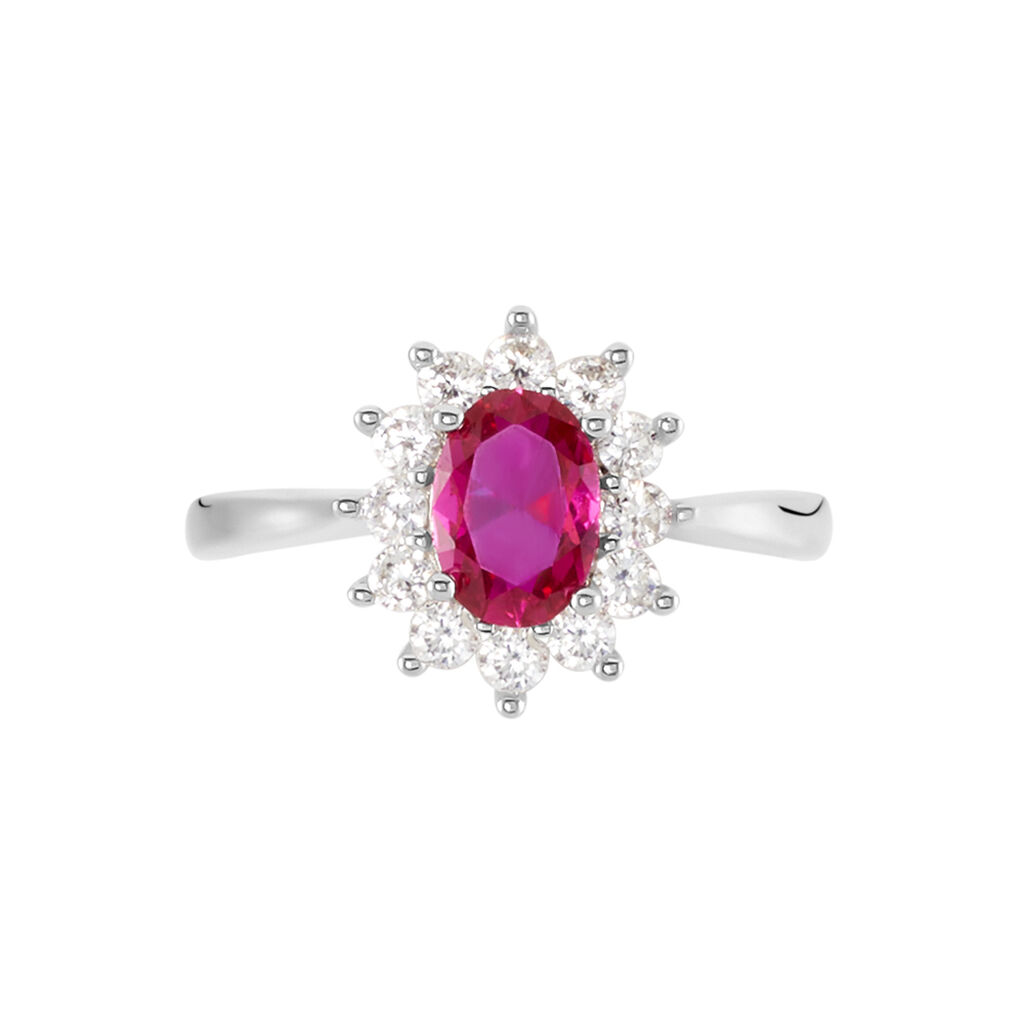 Bague Perez Argent Blanc Oxyde De Zirconium
