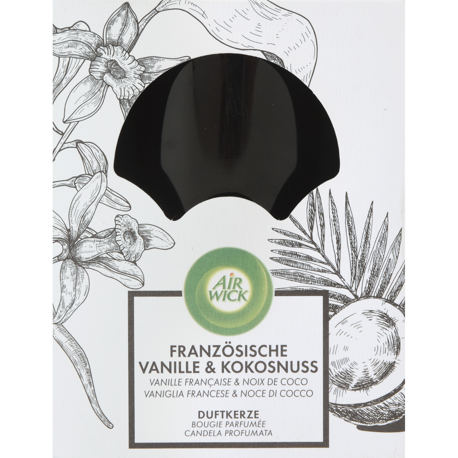 Airwick Duftkerze Vanille & Kokosnuss, 220 g