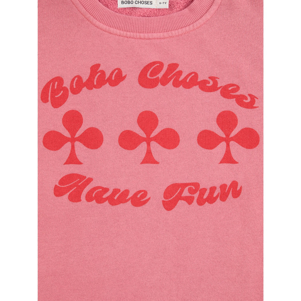 Køb Bobo Choses Pink Have Fun Sweatshirt Kjole