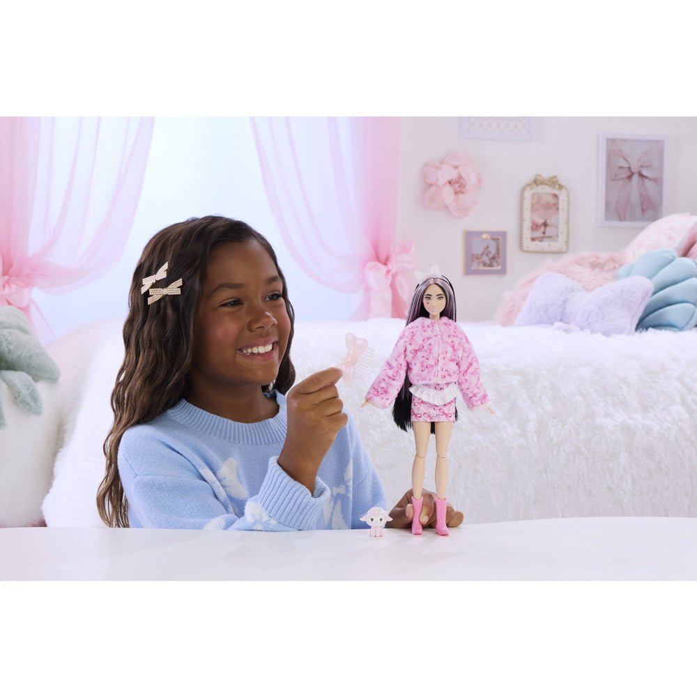 Køb Barbie® Cutie Reveal Søde Sløjfer Lyserød Lam