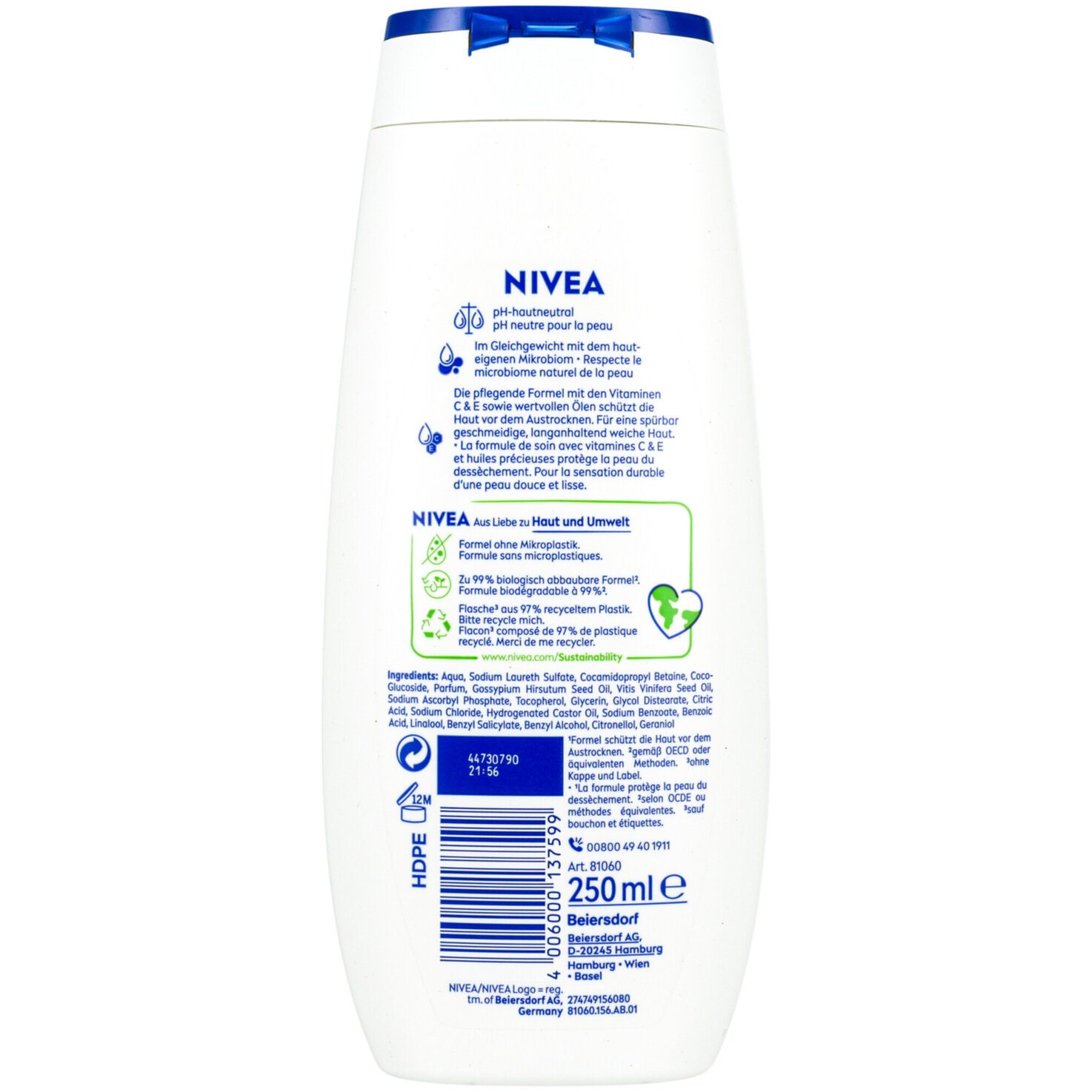 Nivea Pflegedusche Cashmere & Cottonseed Oil