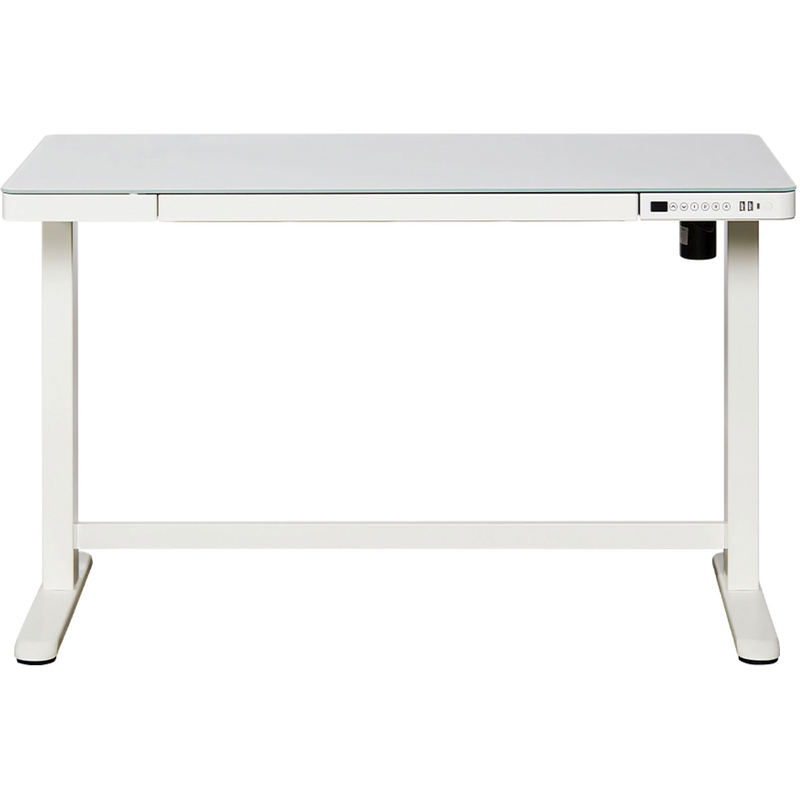 Contini Elektrisch höhenverstellbarer Schreibtisch ET118, 120 x 60 cm, weiss