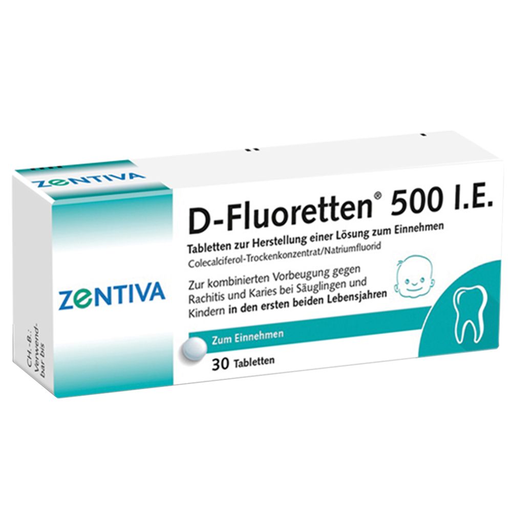 D-Fluoretten® 500 I.E.
