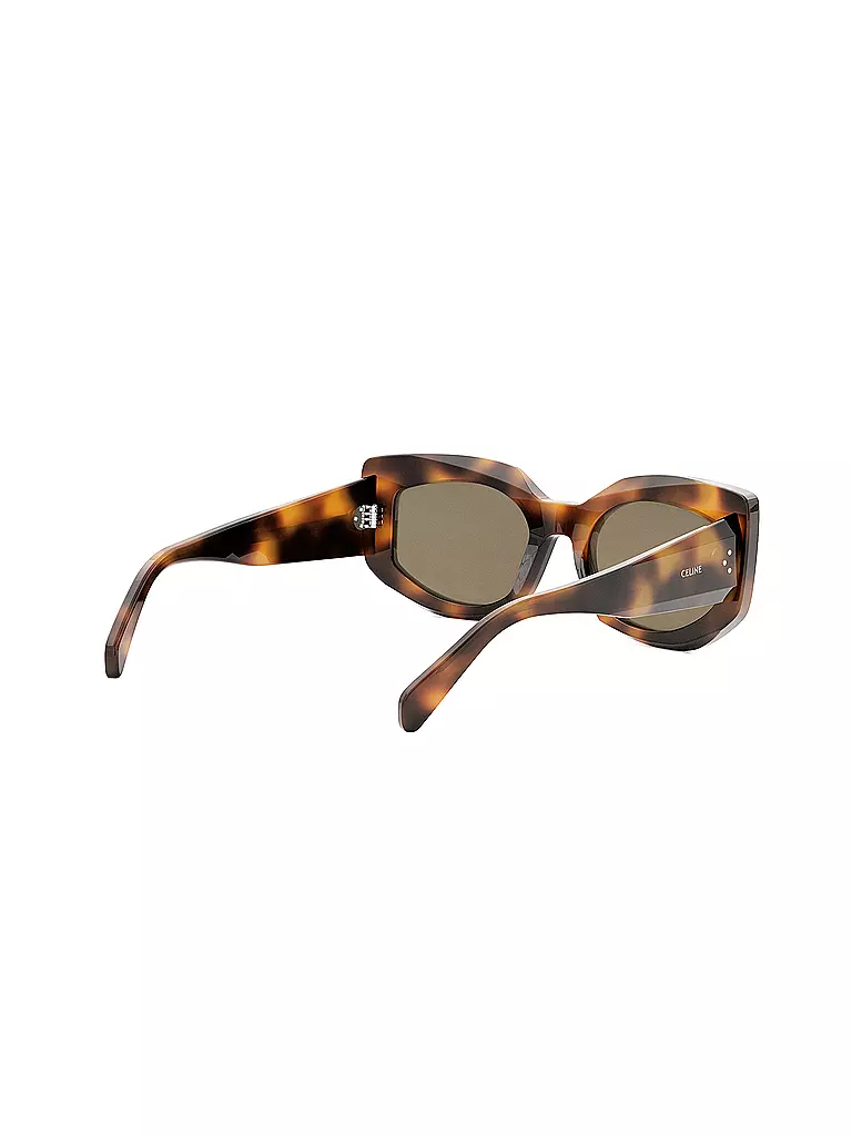 CELINE CELINE 3 Dots Havana Butterfly Sonnenbrille braun