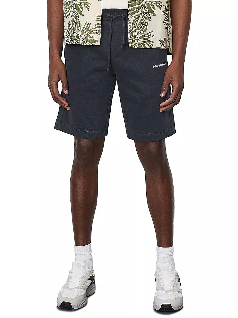 MARC O'POLO Sweatshorts dunkelblau