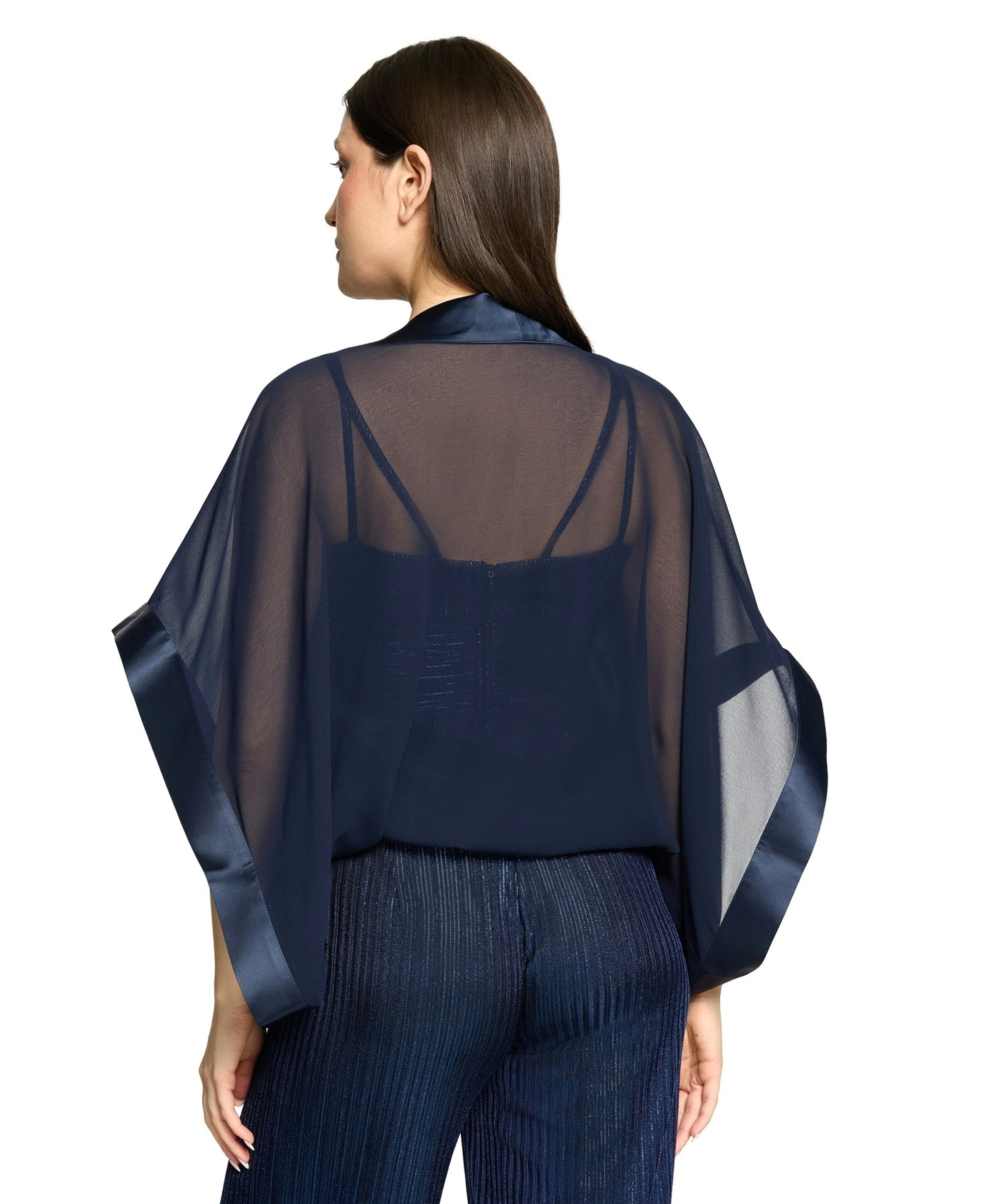 Vera Mont Dames vest blauw
