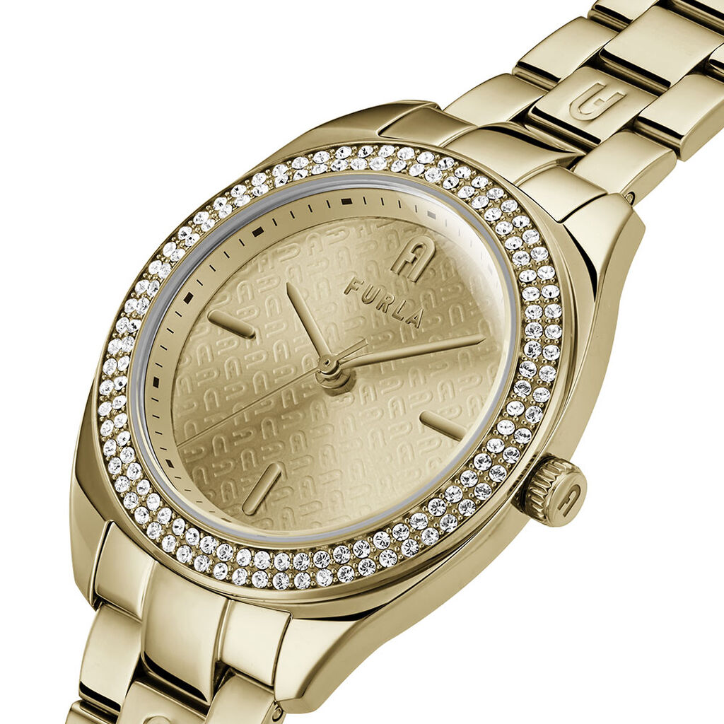 Montre Furla Logos Doré