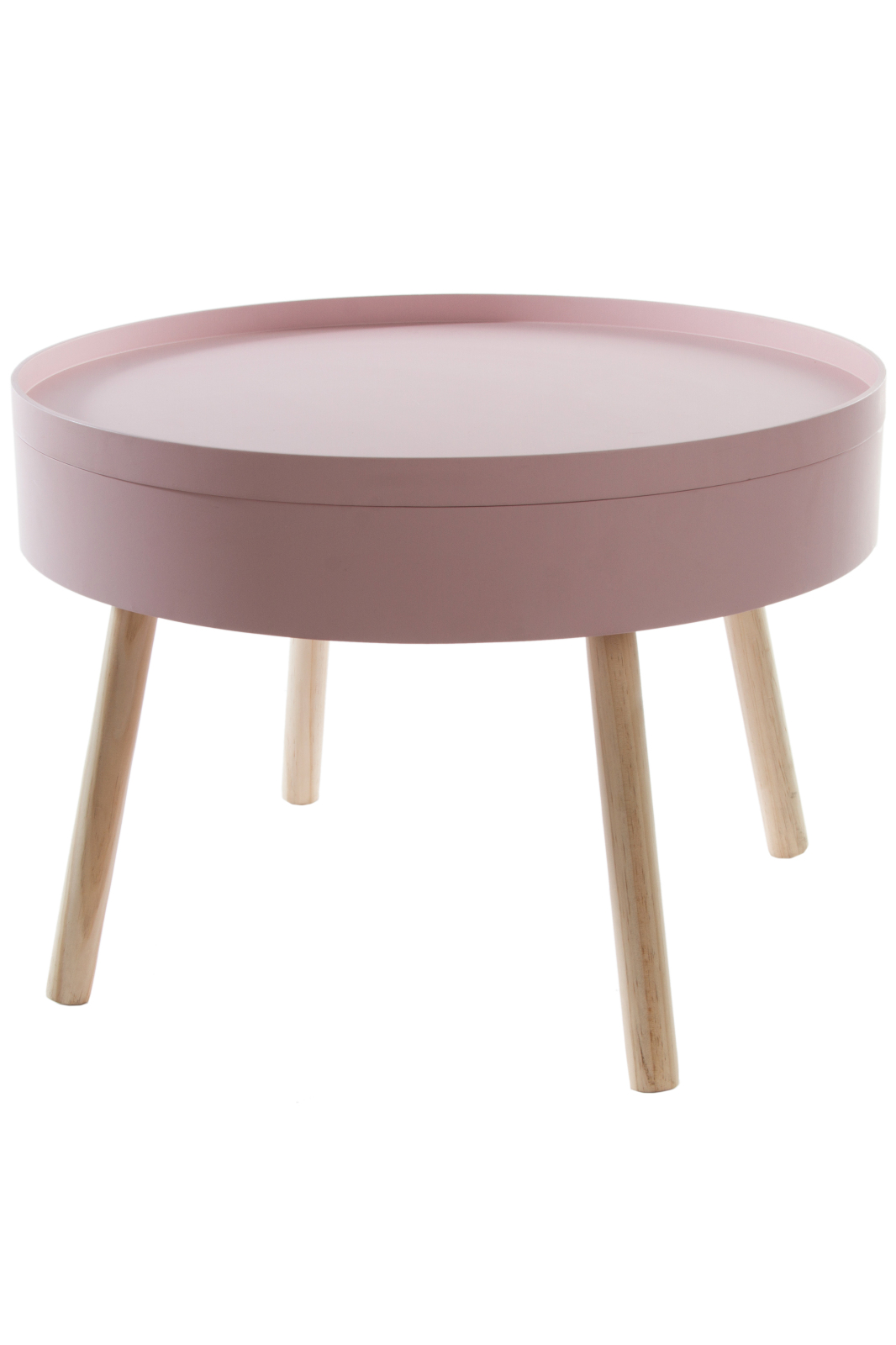 Beistelltisch LYNN - rosa - mit Stauraum