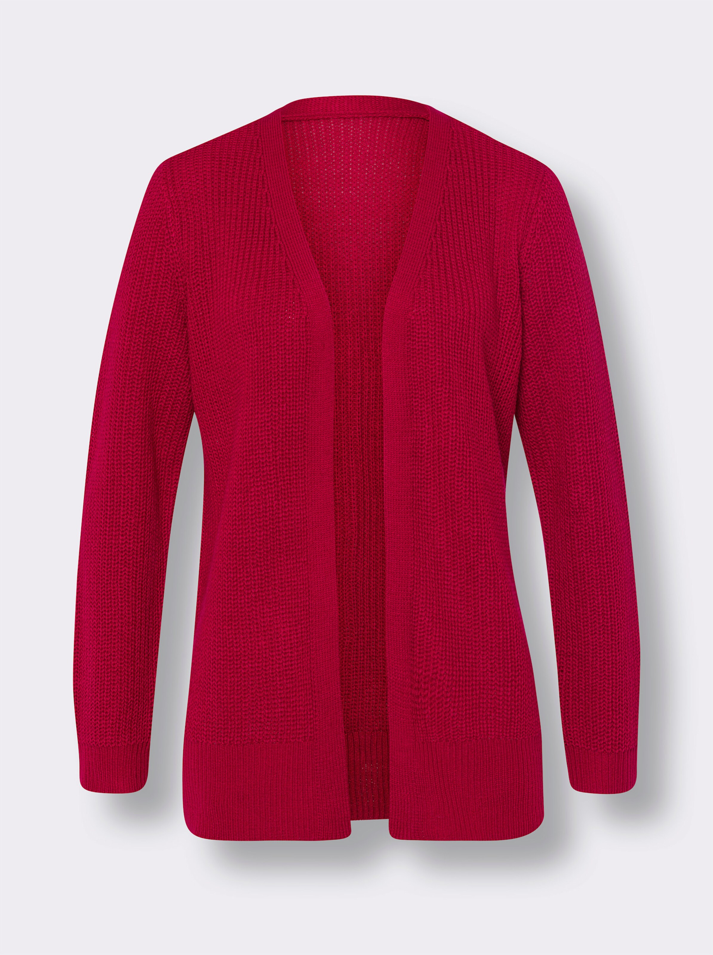 Longstrickjacke