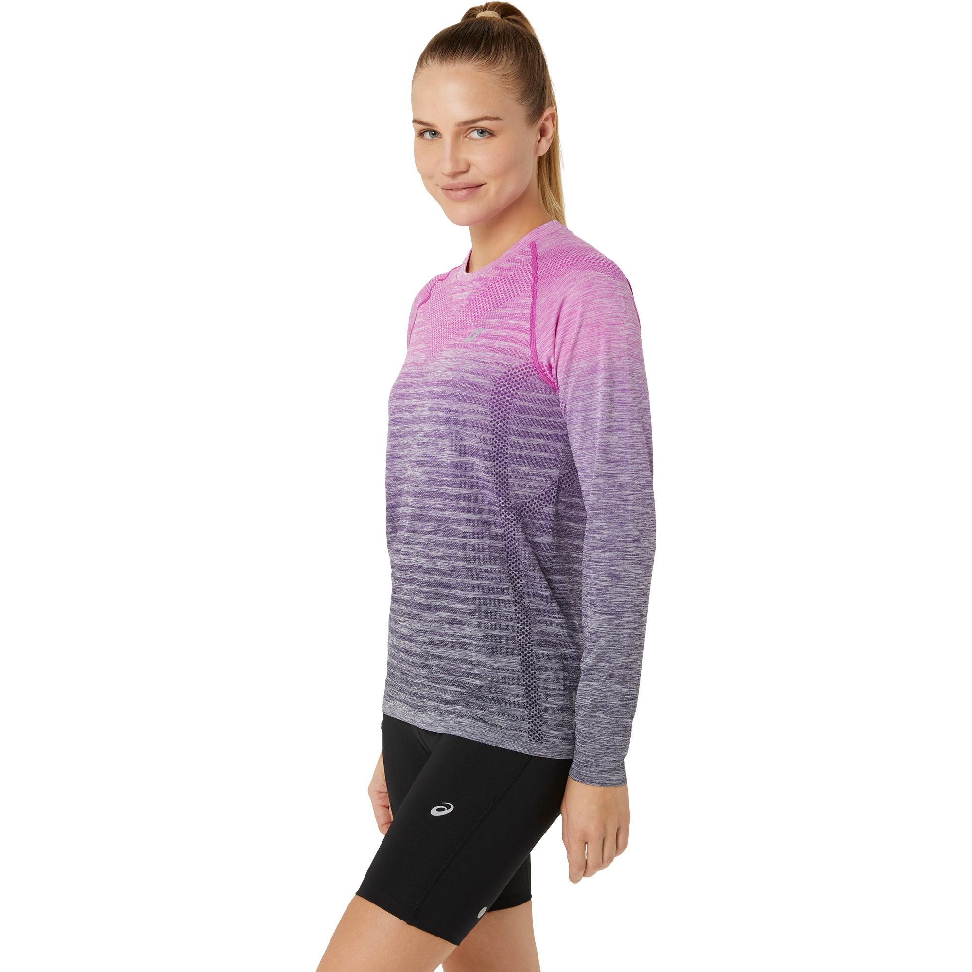 ASICS Seamless Longsleeve Damen bold magenta