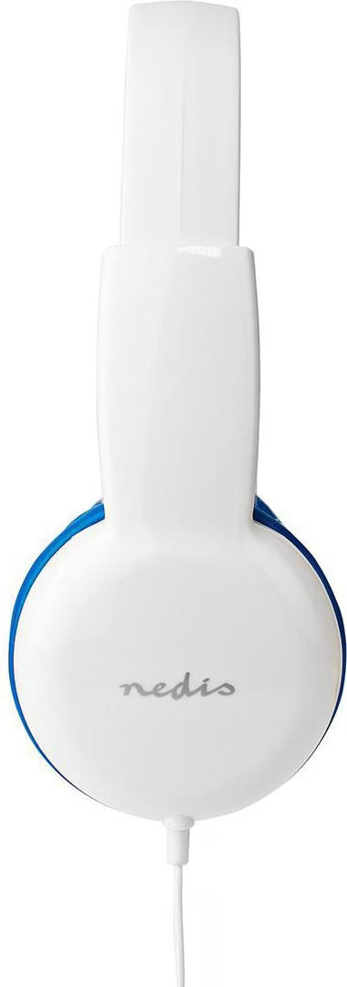 On-Ear Wired 3.5 mm Klinke AUX Kopfhörer Headset mit 1.2m Kabellänge (HPWD4200BU) - Weiss / Blau