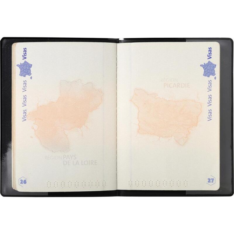 Etui protection RFID Hidentity® Passeport - Noir
