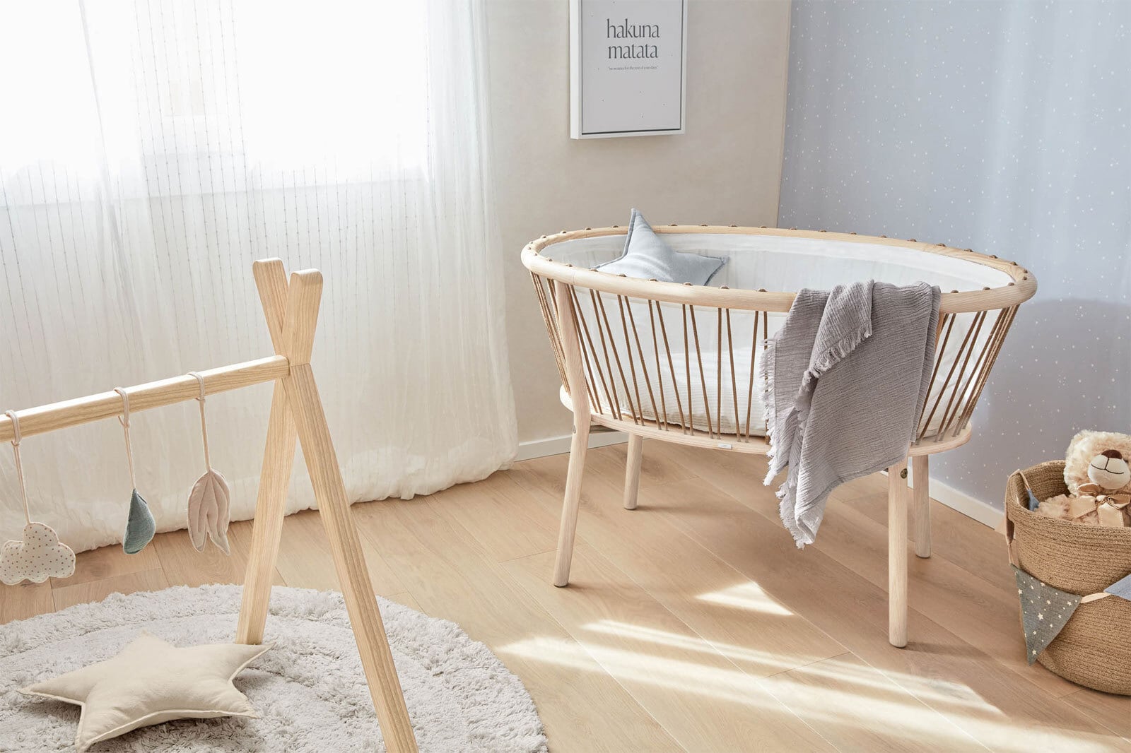 Kave Home Stubenwagen LEONELA Natural