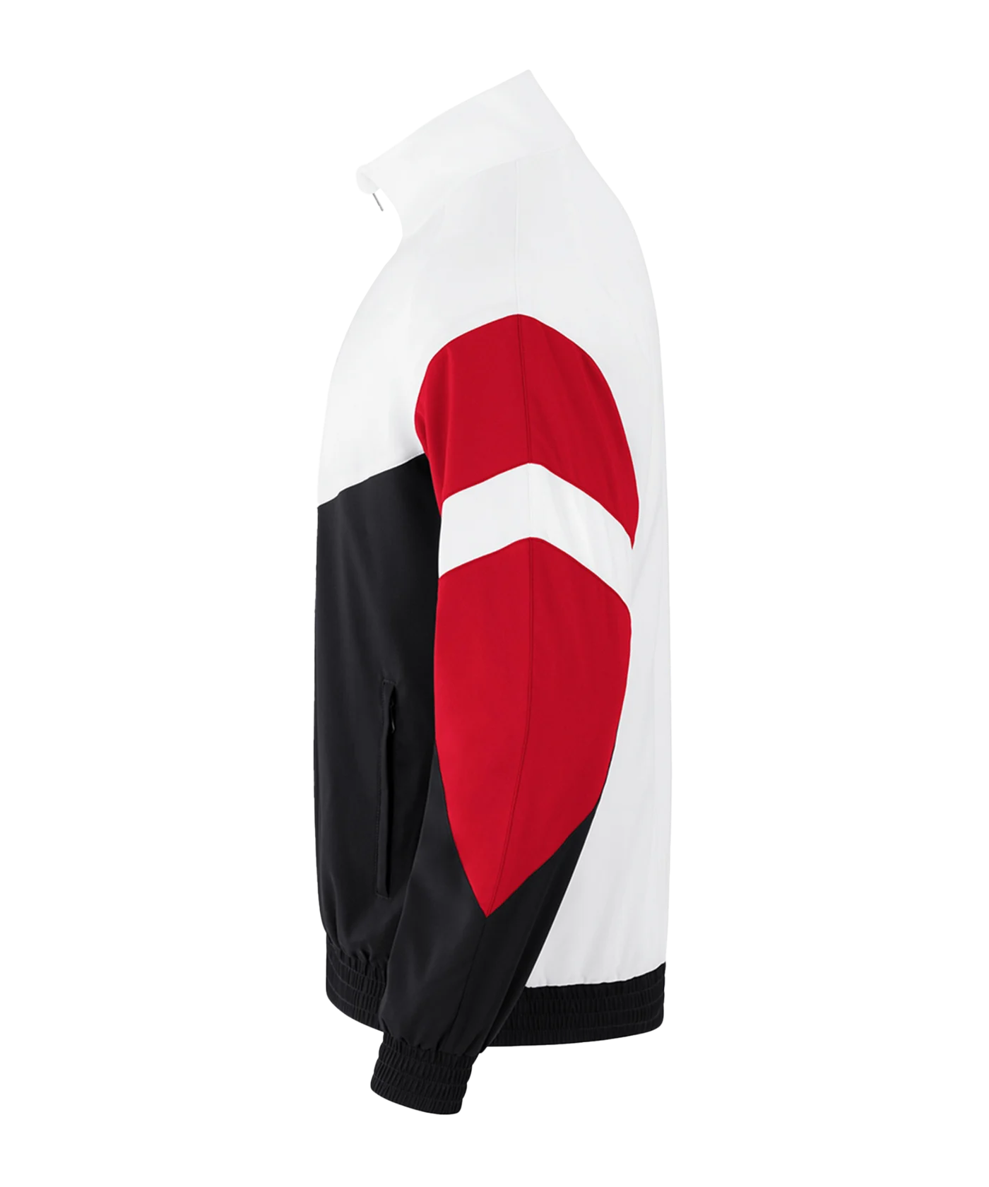 JAKO Retro Freizeitjacke Schwarz Weiss Rot F816