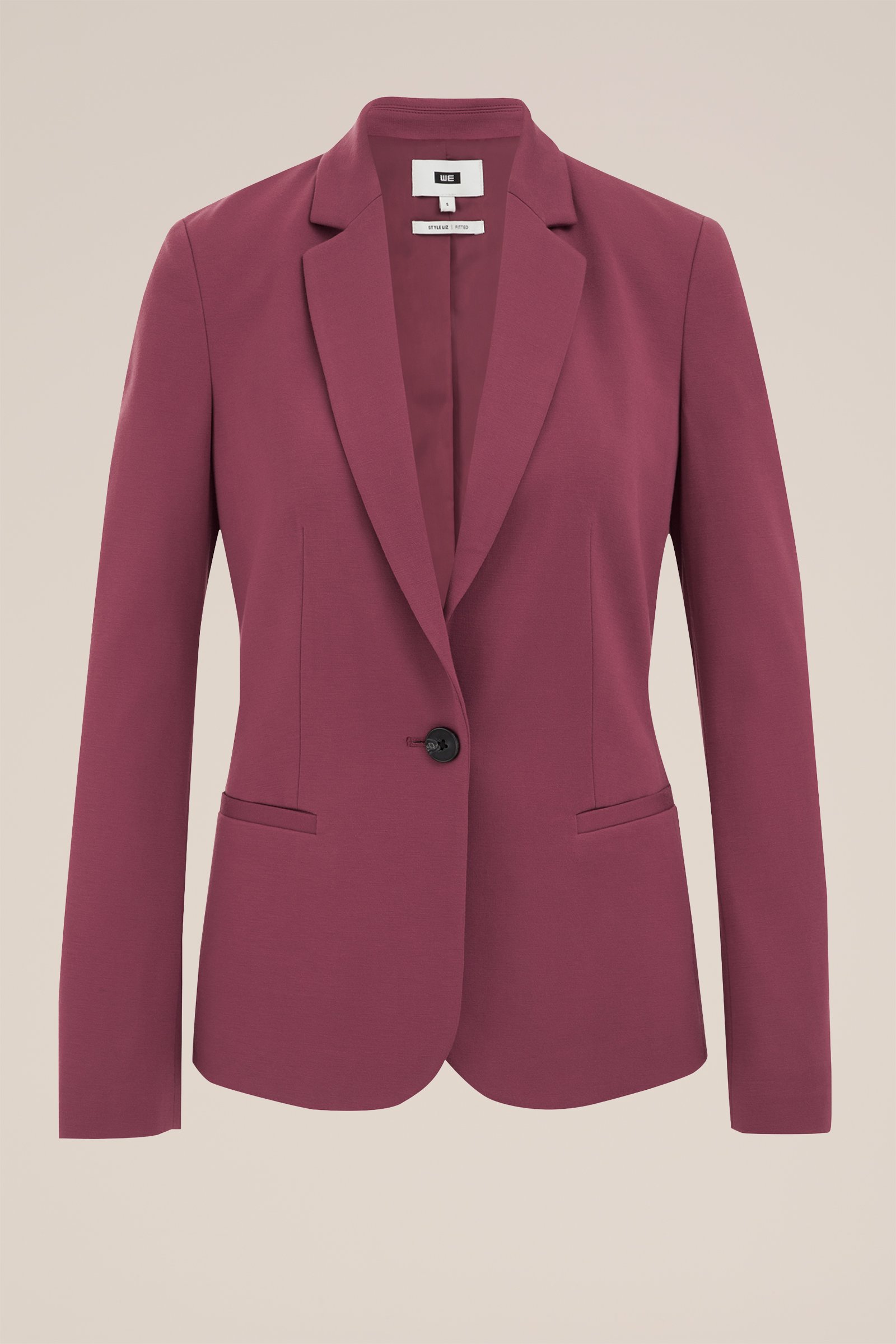 getailleerde jersey-stretch blazer WE Fashion Rose