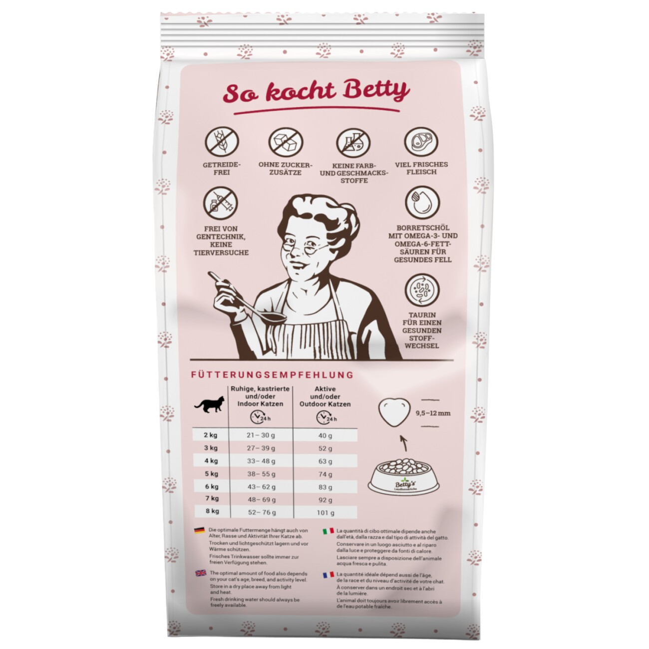 Betty's Landhausküche Trockenfutter Rind pur 300 g