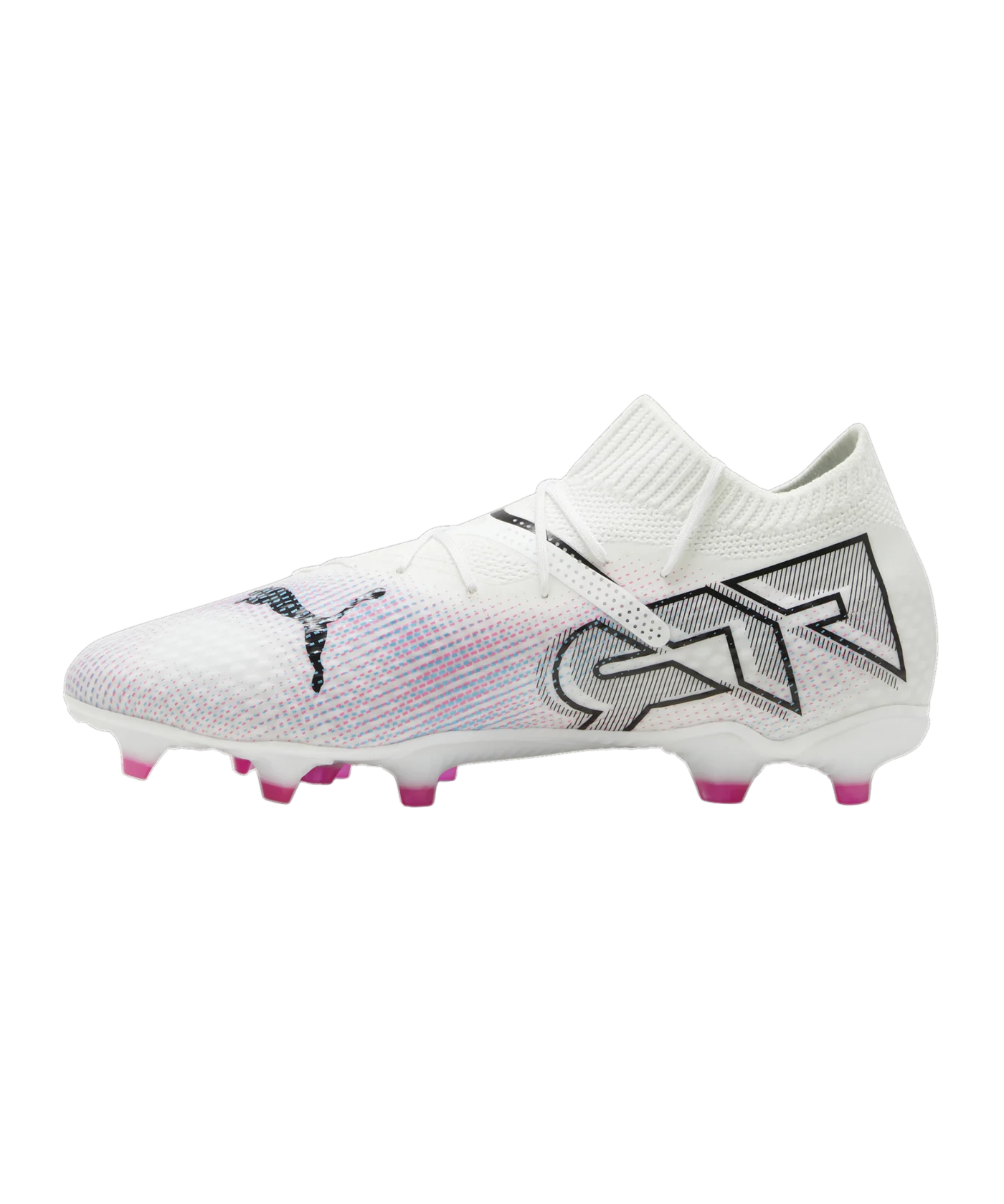 PUMA FUTURE 7 Pro FG/AG Phenomenal Weiss Schwarz Pink F01