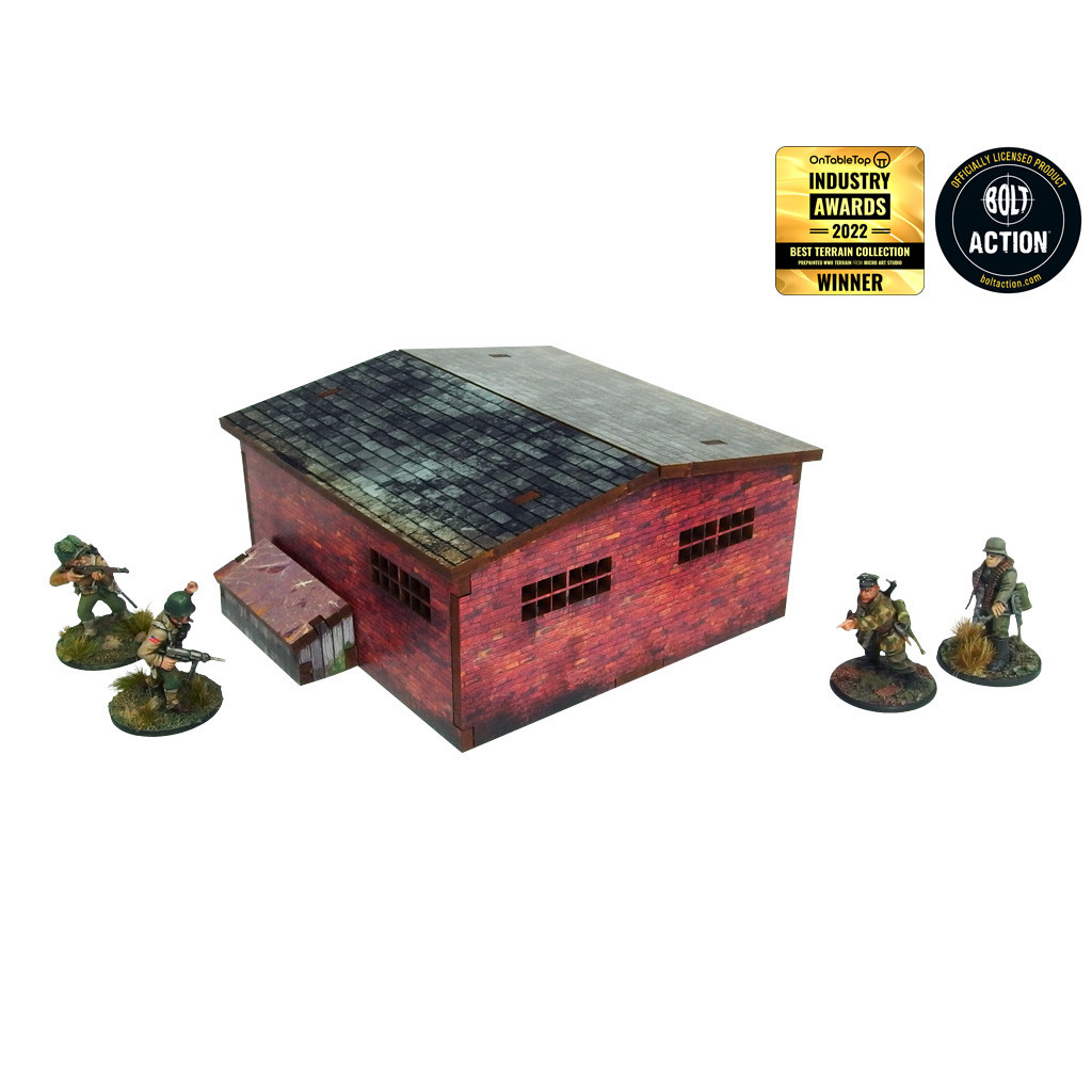 WW2 - Normandy Large Brick Shed