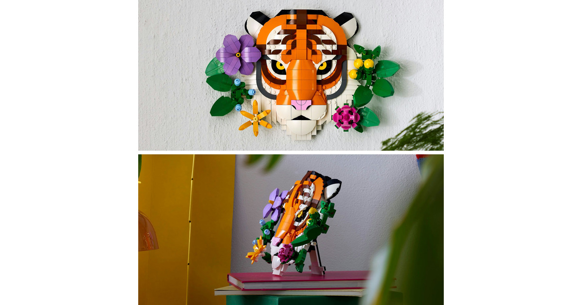LEGOArt - De Faunacollectie – Tijger Constructiespeelgoed  (31217)