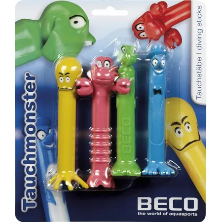 Beco Tauschstäbe Tauchmonster 4er Packung