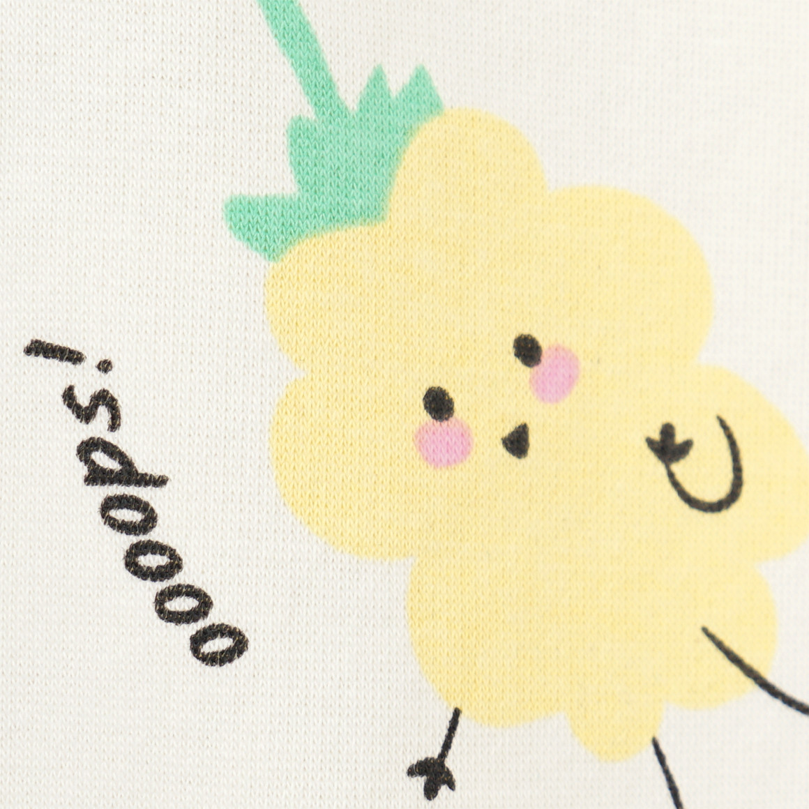 Topolino Mädchen Sweatshirt mit Obst-Allover creme