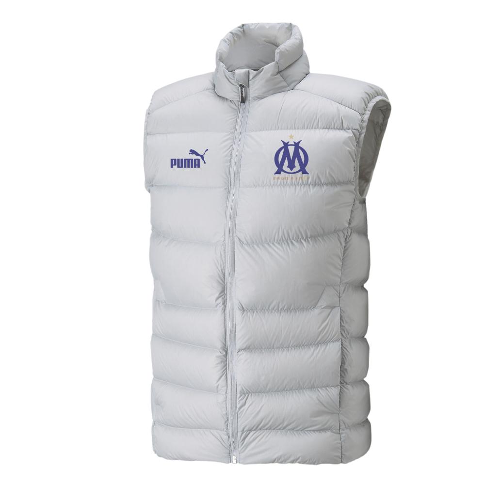 Puma OM Doudoune Sans Manches Grise Homme Puma Down