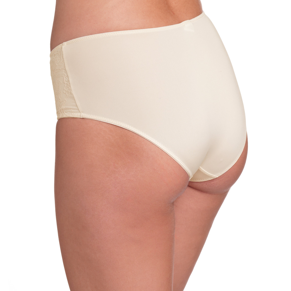 Gina Benotti Damen Panty mit Spitzeneinsatz creme