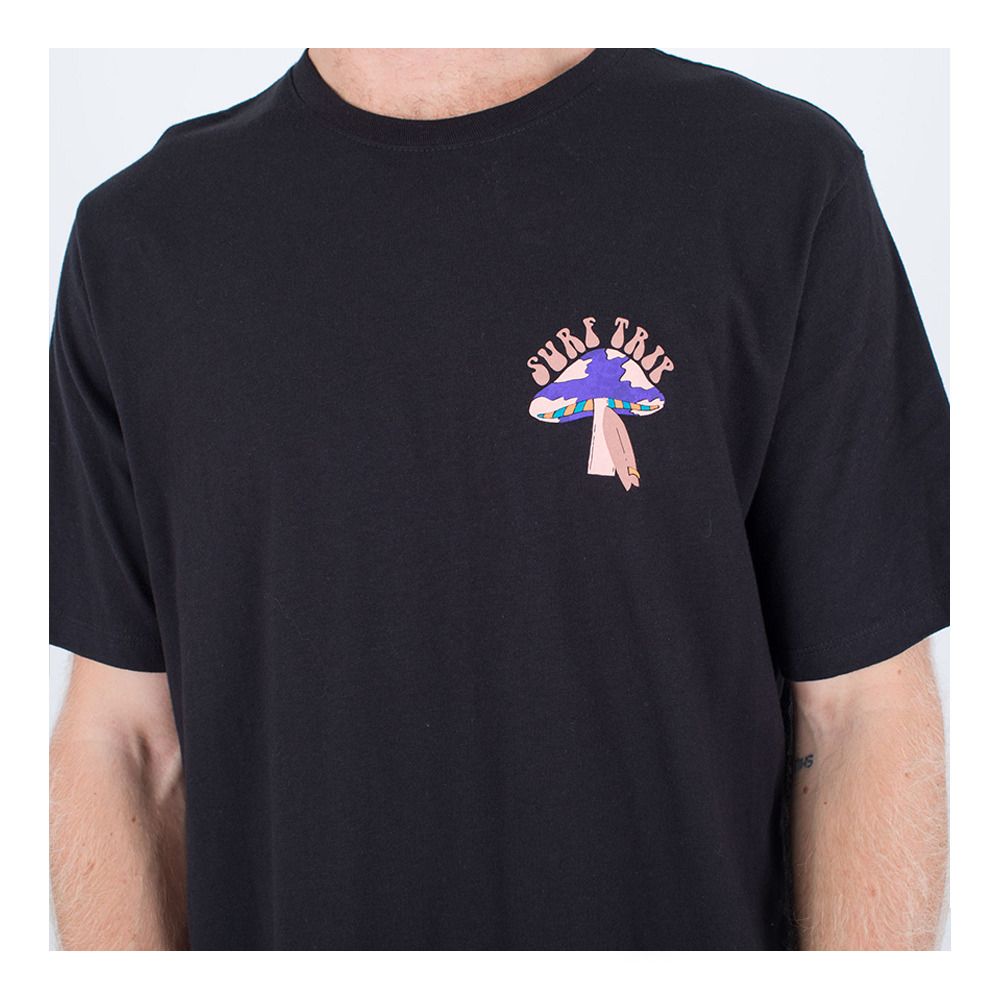 Hurley EVERYDAY SURF TRIP - Tee-shirt Homme black