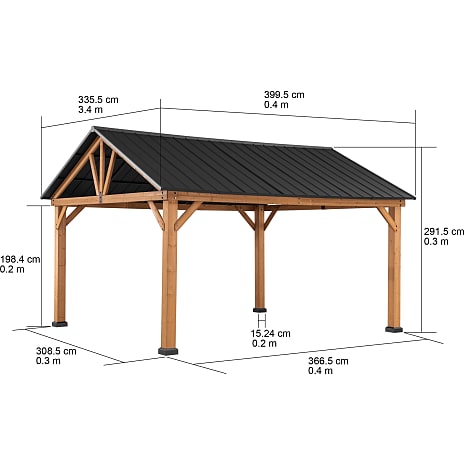 Pavillon Tödi 400 cm x 336 cm