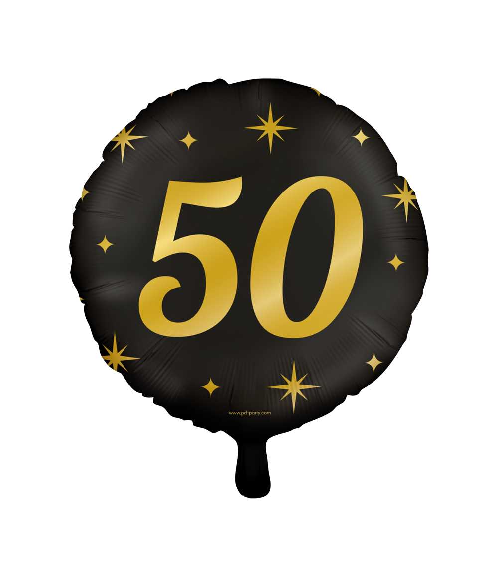 Helium Ballon 50 Jaar Leeg 30cm