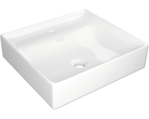 Jungborn wastafel NOVE 51 x 46 cm wit glanzend