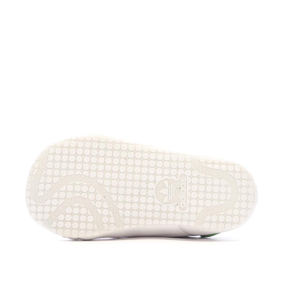 Adidas Baskets Blanc/Vert Bébé Adidas Stan Smith Crib