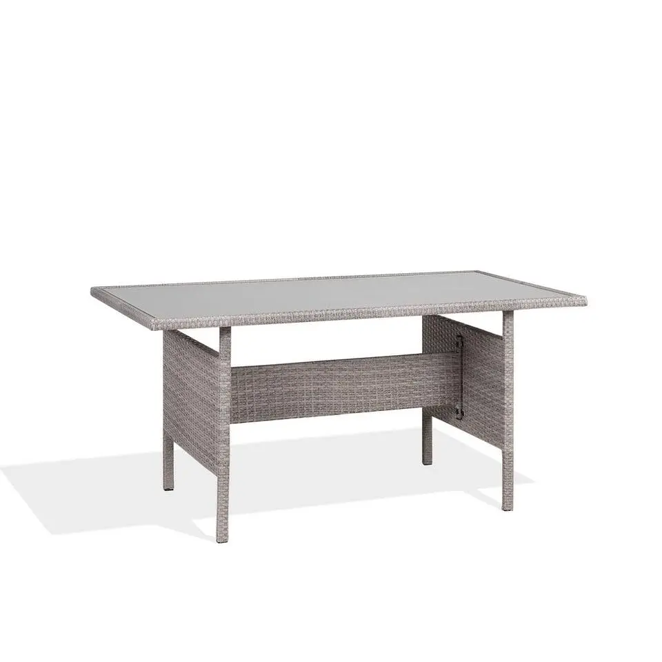 VITERBO - Loungeset voor 8 - Grijs - PE rotan