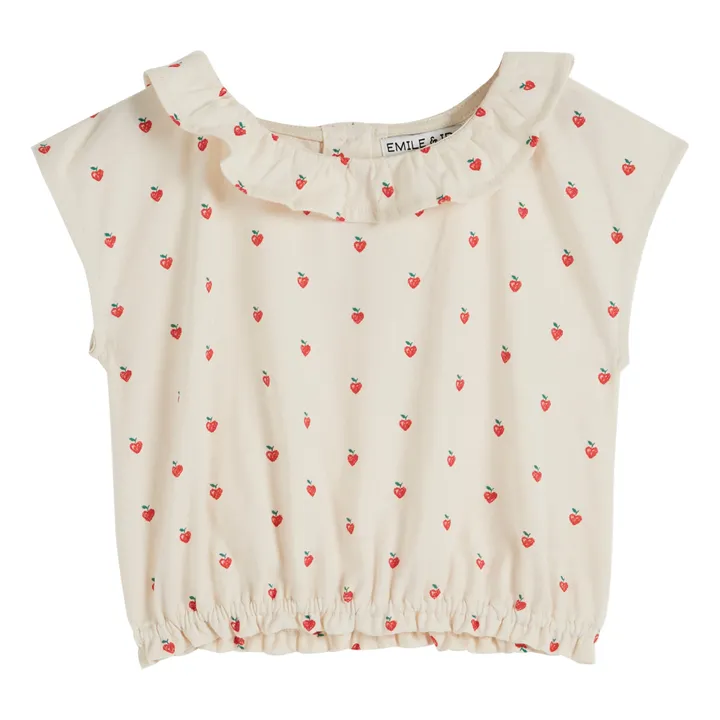 Emile et Ida T-shirt Petits Cœurs | Ecru