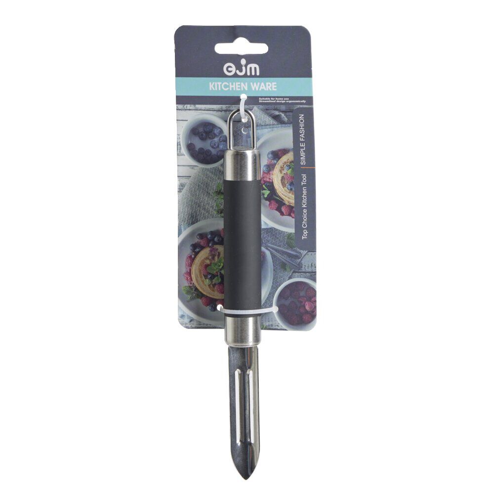Éplucheur en inox avec manche plastique L.19cm