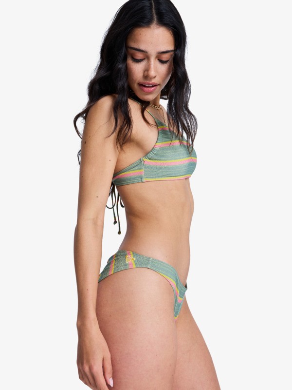 Ocean Dreamer Cheeky Bas de bikini culotte brésilienne Vert Femme