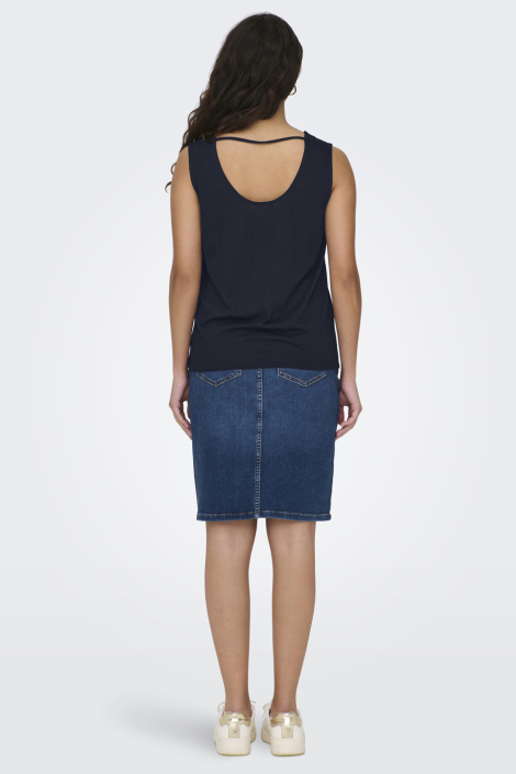 Jacqueline de Yong blauwe dames top